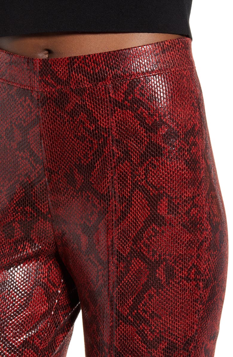 BLANKNYC Fired Up Snakeprint Leggings, Alternate, color,