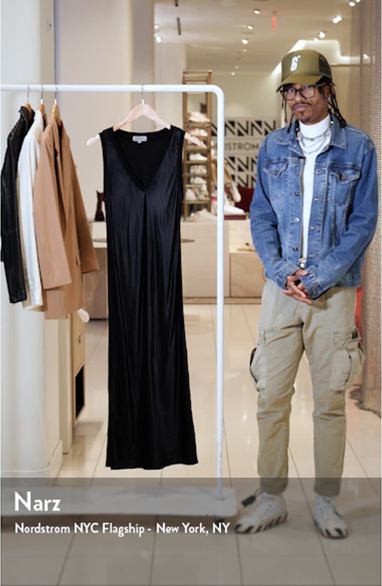 Randi Sleeveless V-Neck Midi Dress, sales video thumbnail