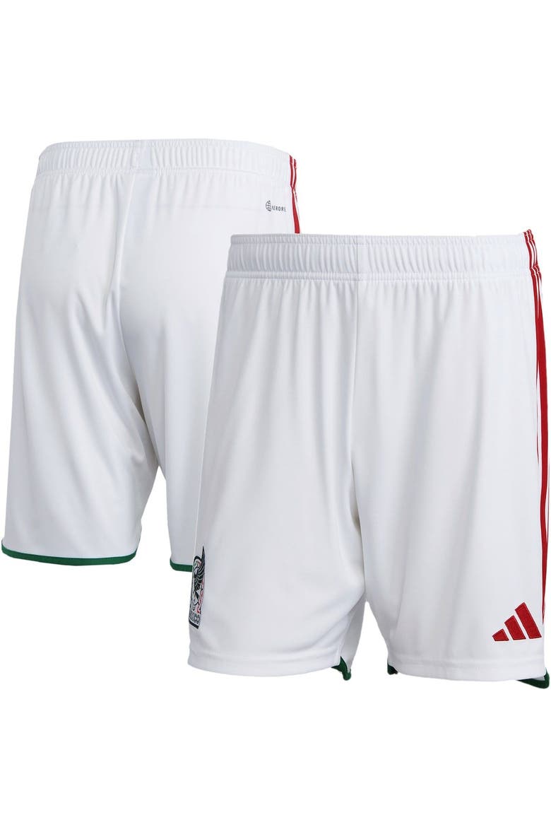 Men's adidas White Mexico National Team AEROREADY Replica Shorts, Main, color, White