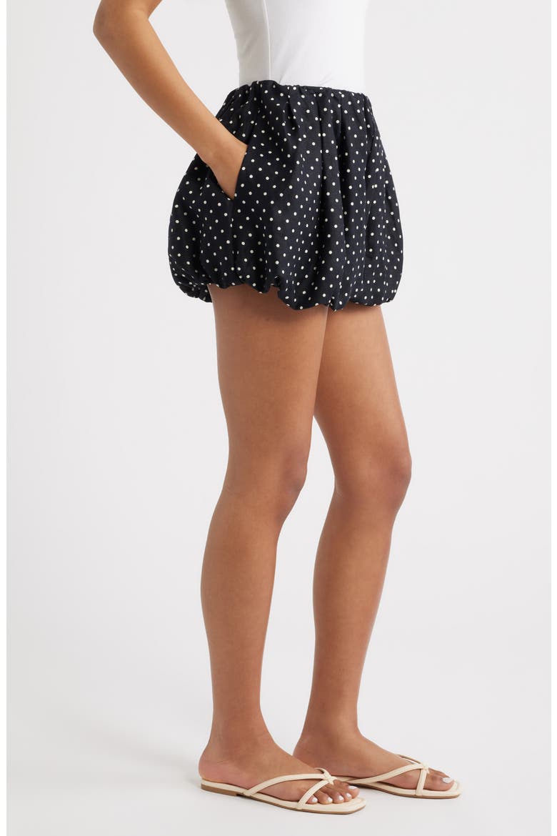 Lucia Shorts, Alternate, color, LOLA POLKADOT-BLACK/ CREAM