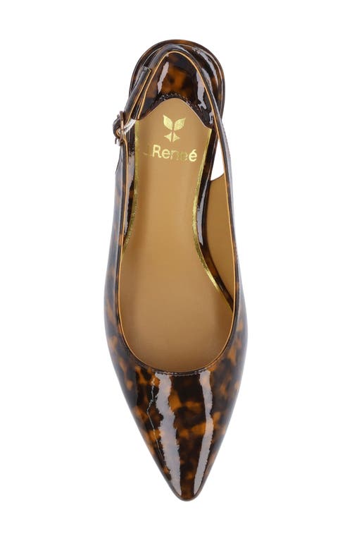 J. Reneé Ferryanne Pointed Toe Slingback Pump In Multi