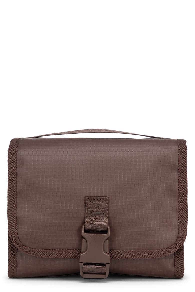 Terra Hanging Toiletry Bag, Main, color, WALNUT