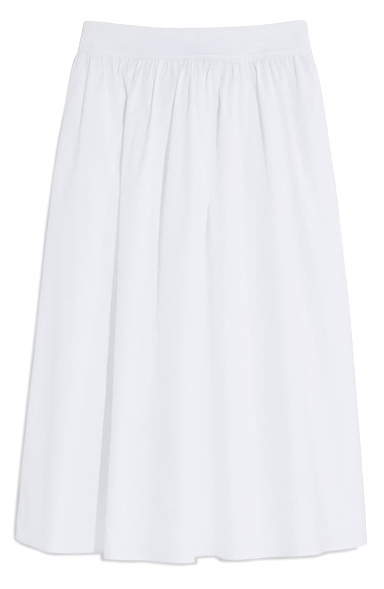 vineyard vines Cotton Stretch Poplin Midi Skirt, Main, color, 