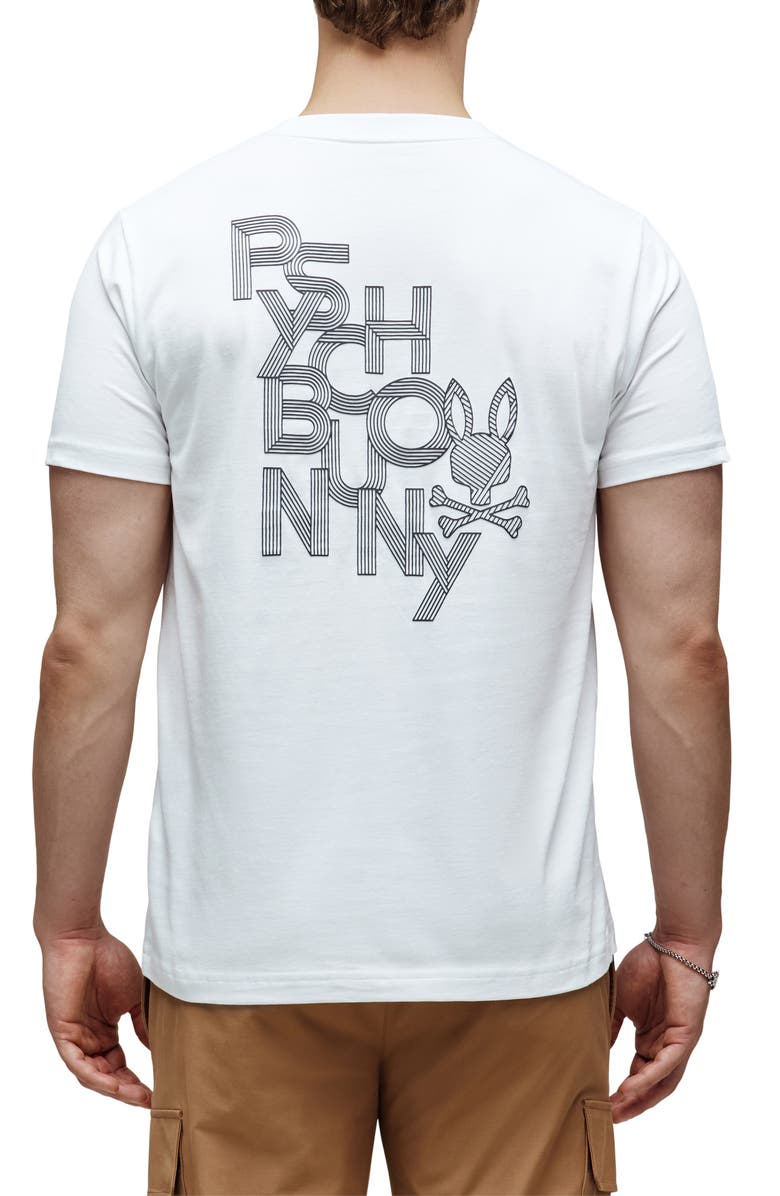 Psycho Bunny Reeves Pima Cotton Graphic T-Shirt, Alternate, color, 