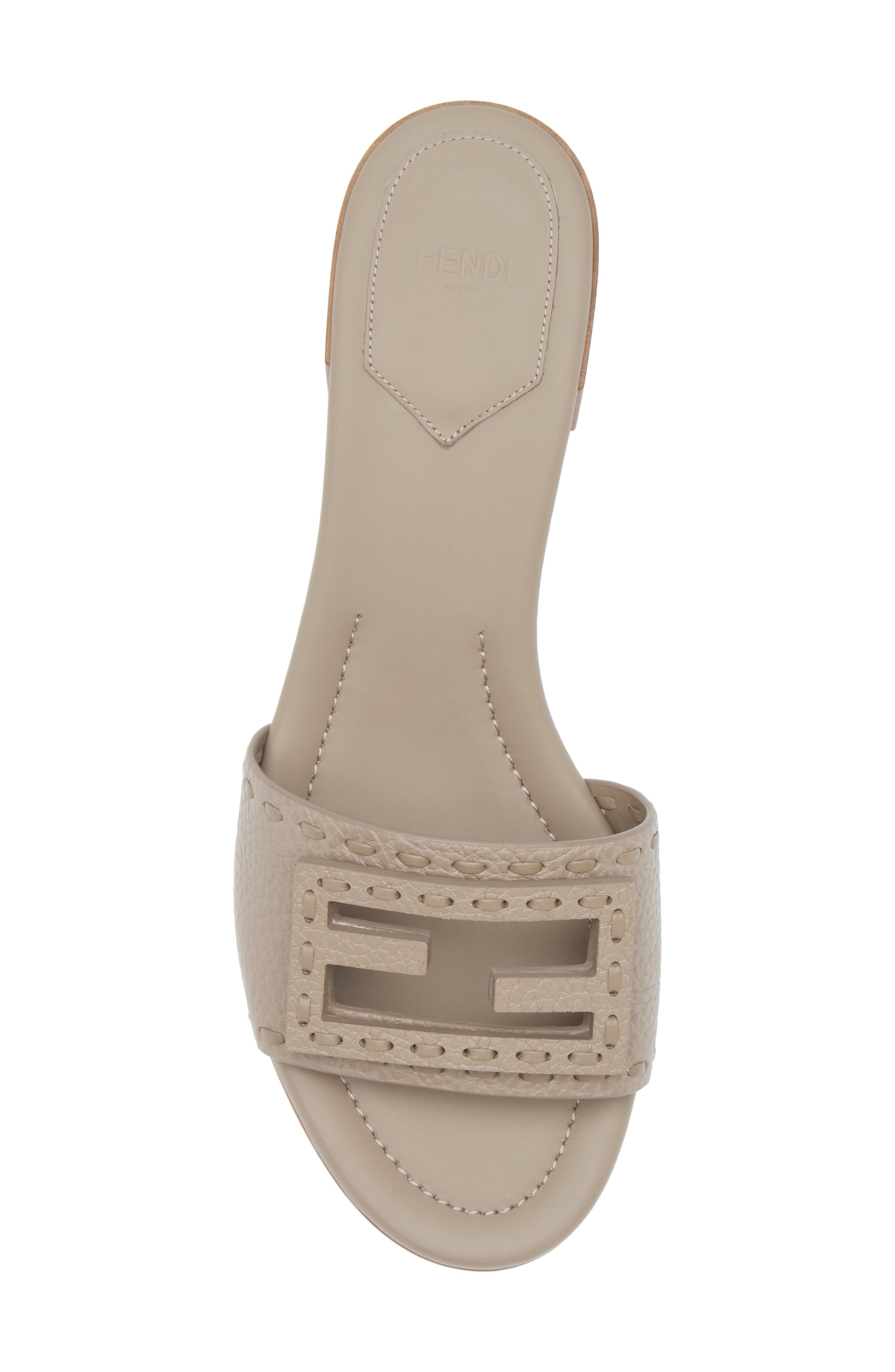 Baguette Slide Sandal, Alternate, color, IVORY
