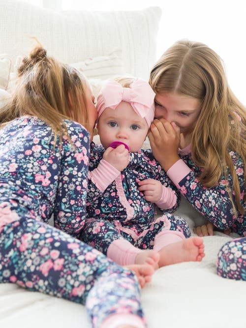 RUFFLEBUTTS RUFFLEBUTTS SOFTSNOOZE BABY GIRLS RUFFLE ONE PIECE CONVERTIBLE PAJAMAS