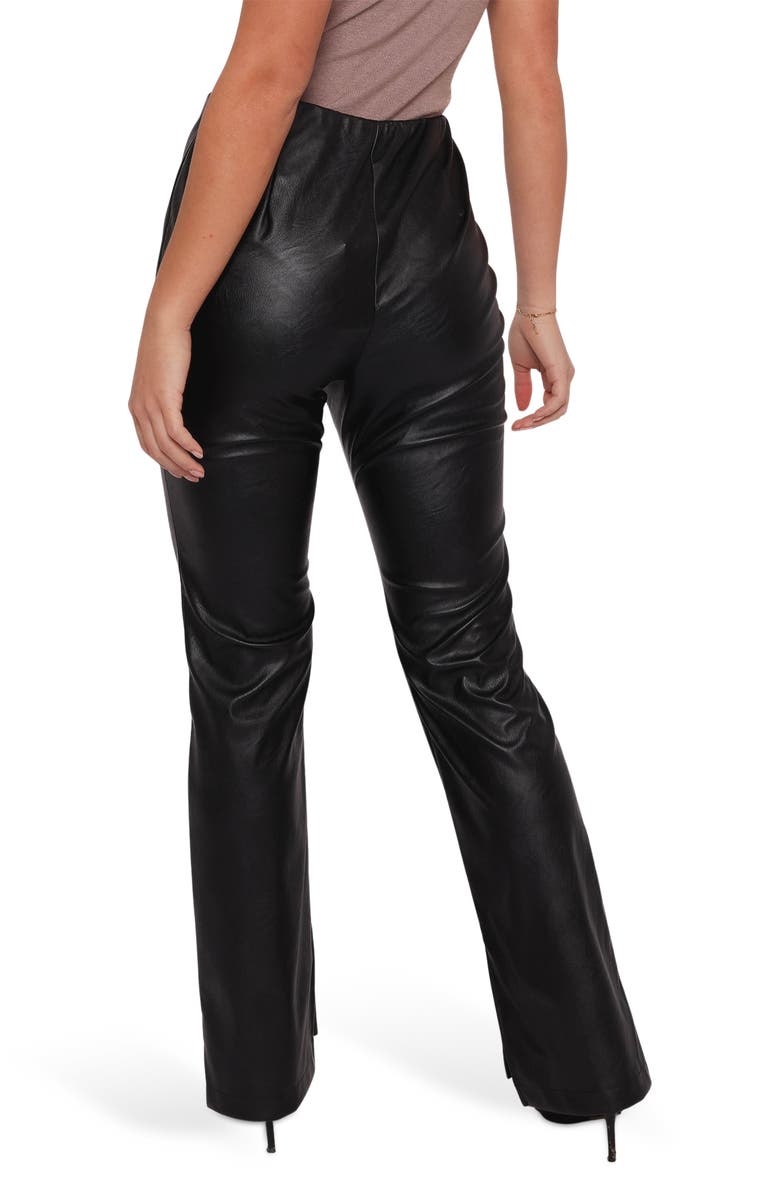 Petal & Pup Kathi Faux Leather Pants, Alternate, color, 