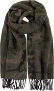 Polo Ralph Lauren Camouflage Jacquard Recycled Wool Blend Scarf