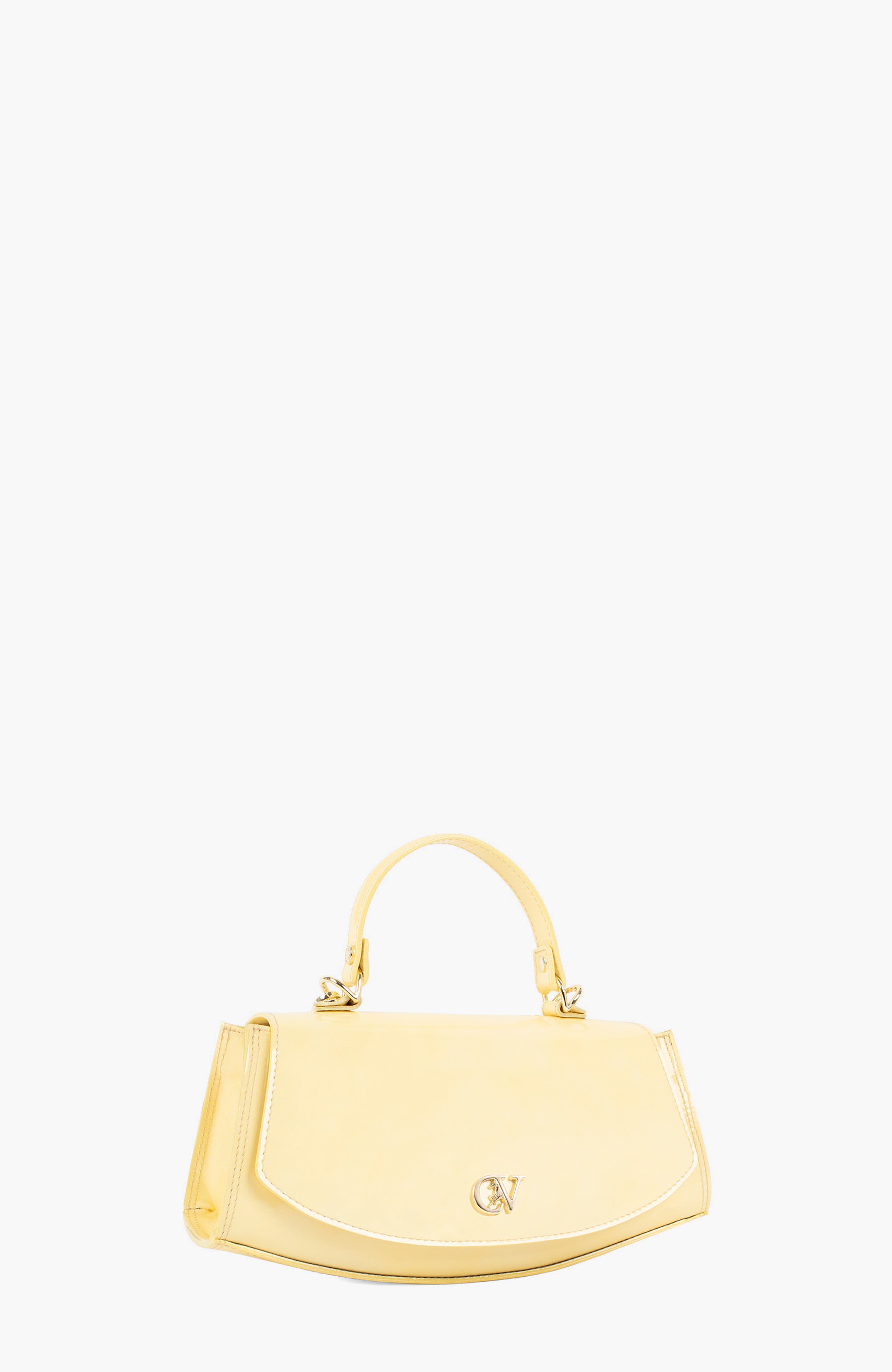 Iconic By Cavalinho 647 Patent Leather Handbag, Alternate, color, Yellow