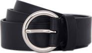 Vince Flat Ring Leather Belt