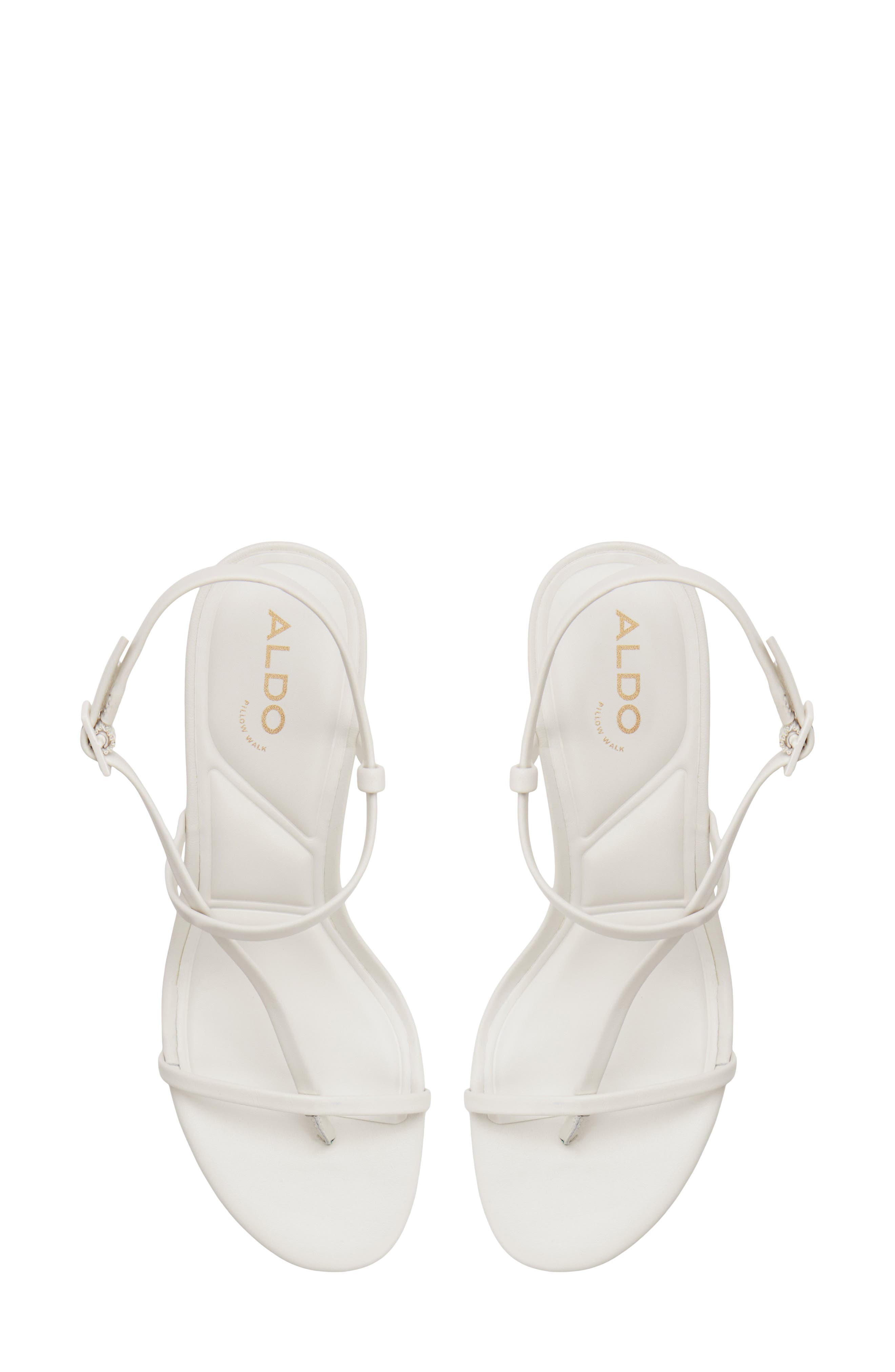 ALDO Nallia Slingback Sandal, Alternate, color, White/ Bone