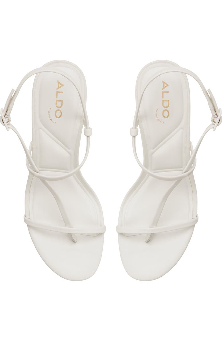 ALDO Nallia Slingback Sandal, Alternate, color, White/ Bone