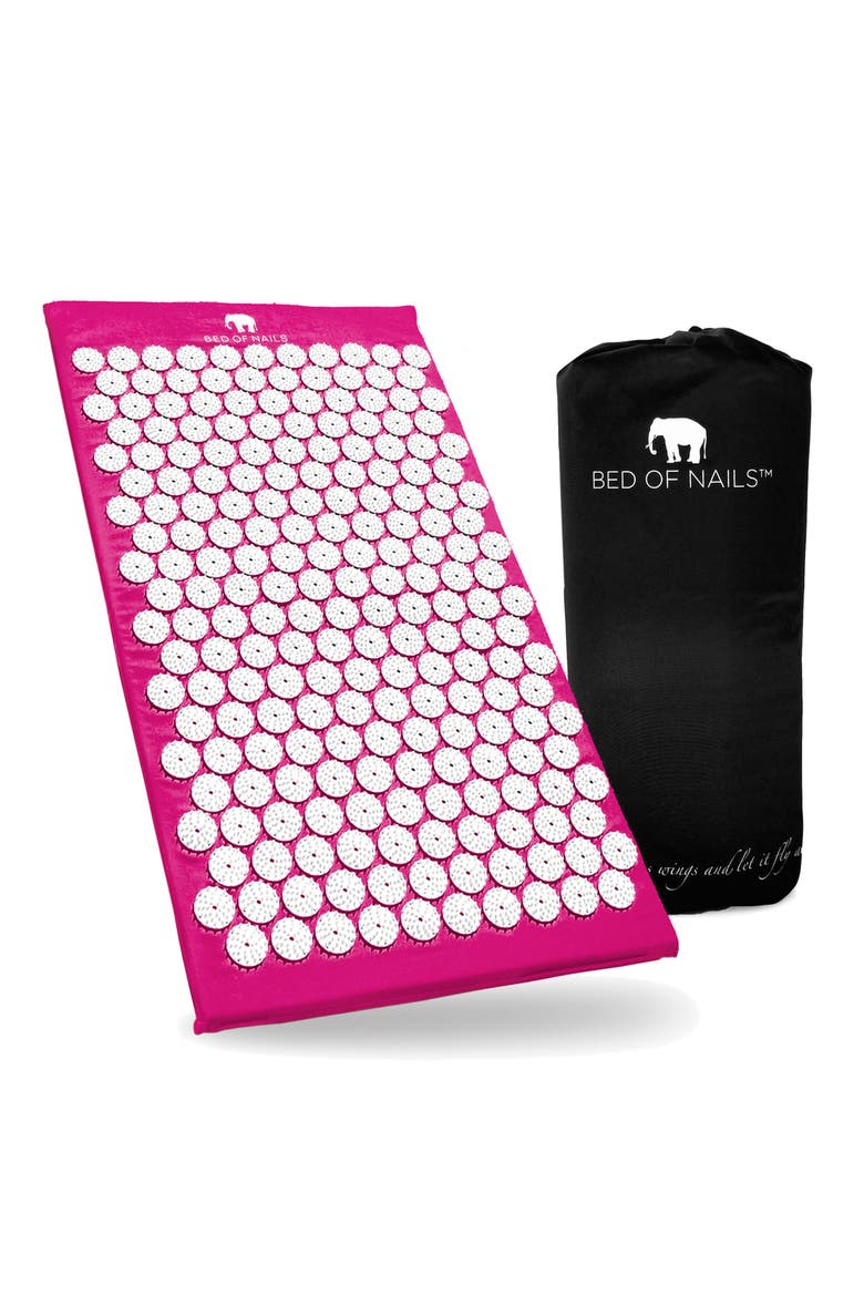 Bon Acupressure Mat Original Acupressure Design with 8820 Precision Nails, Main, color, Pink