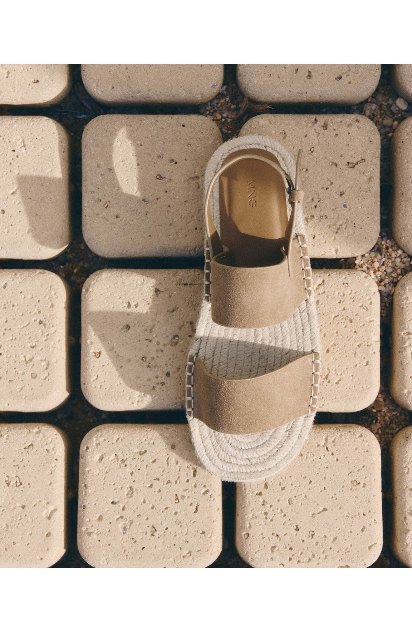 Suede Sandal, Alternate, color, SAND