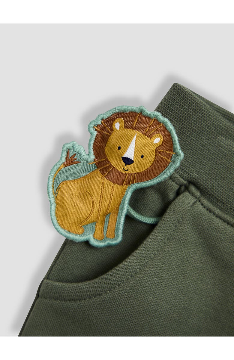 JOJO MAMAN BEBE Safari Jeep Appliqué Cotton Sweatshirt & Joggers Set, Alternate, color, Green