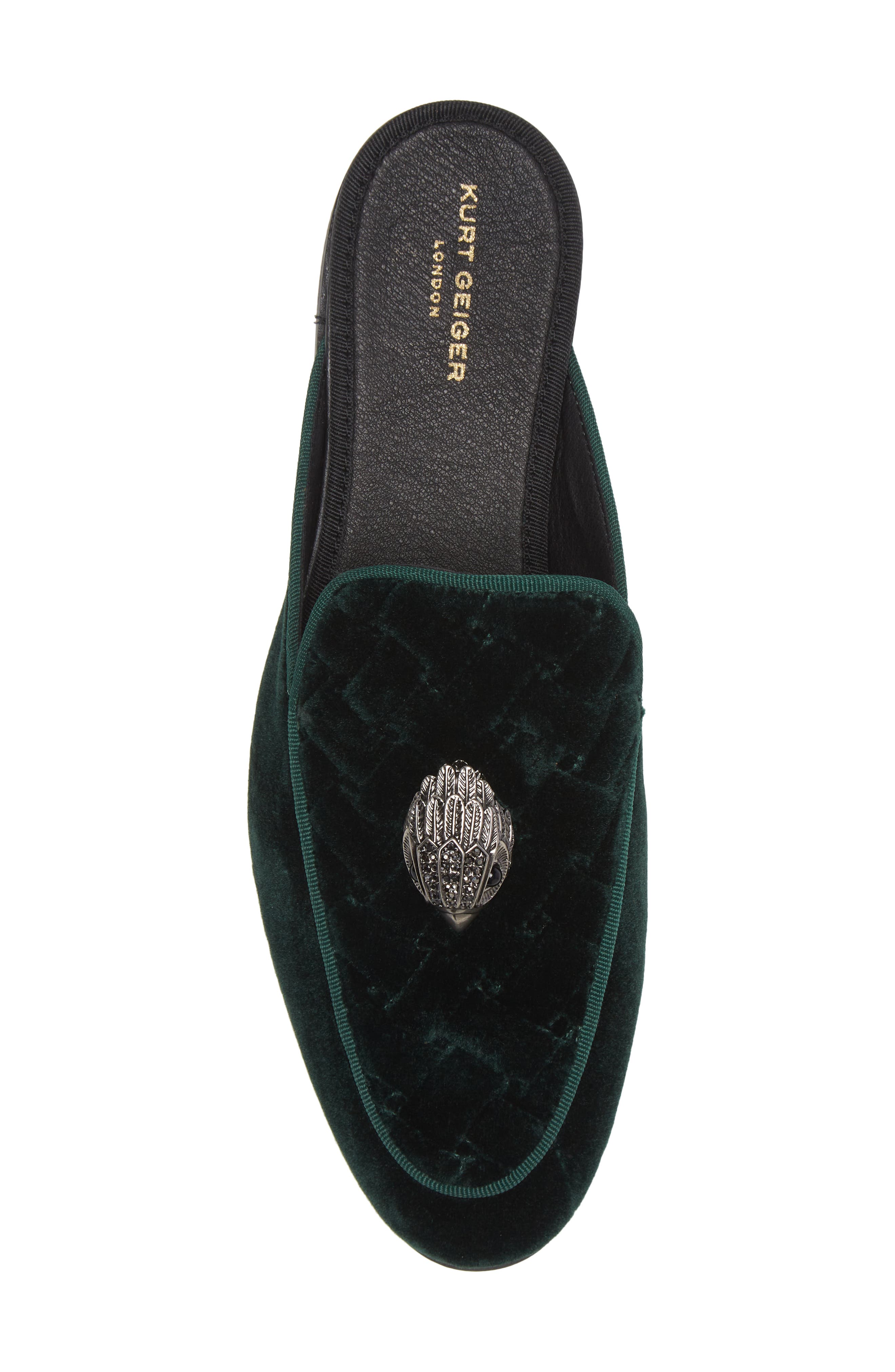 Kurt Geiger London Hugh Quilted Velvet Mule, Alternate, color, 