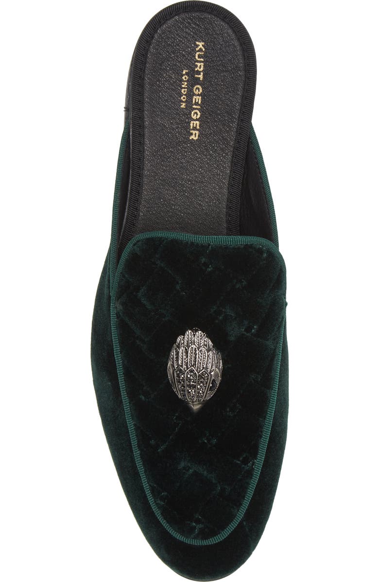 Kurt Geiger London Hugh Quilted Velvet Mule, Alternate, color,