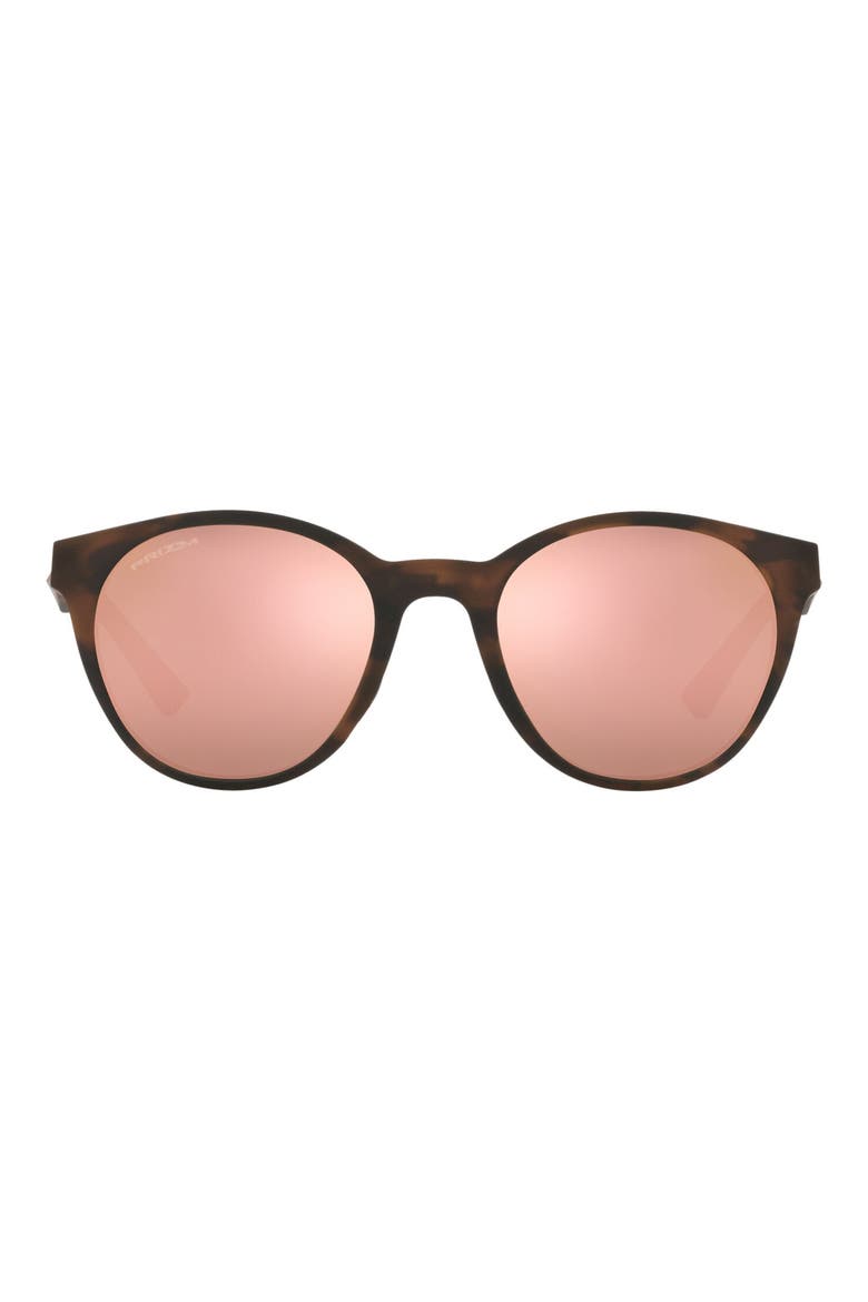 Spindrift 52mm Prizm™ Mirrored Round Sunglasses, Main, color, BROWN TORT