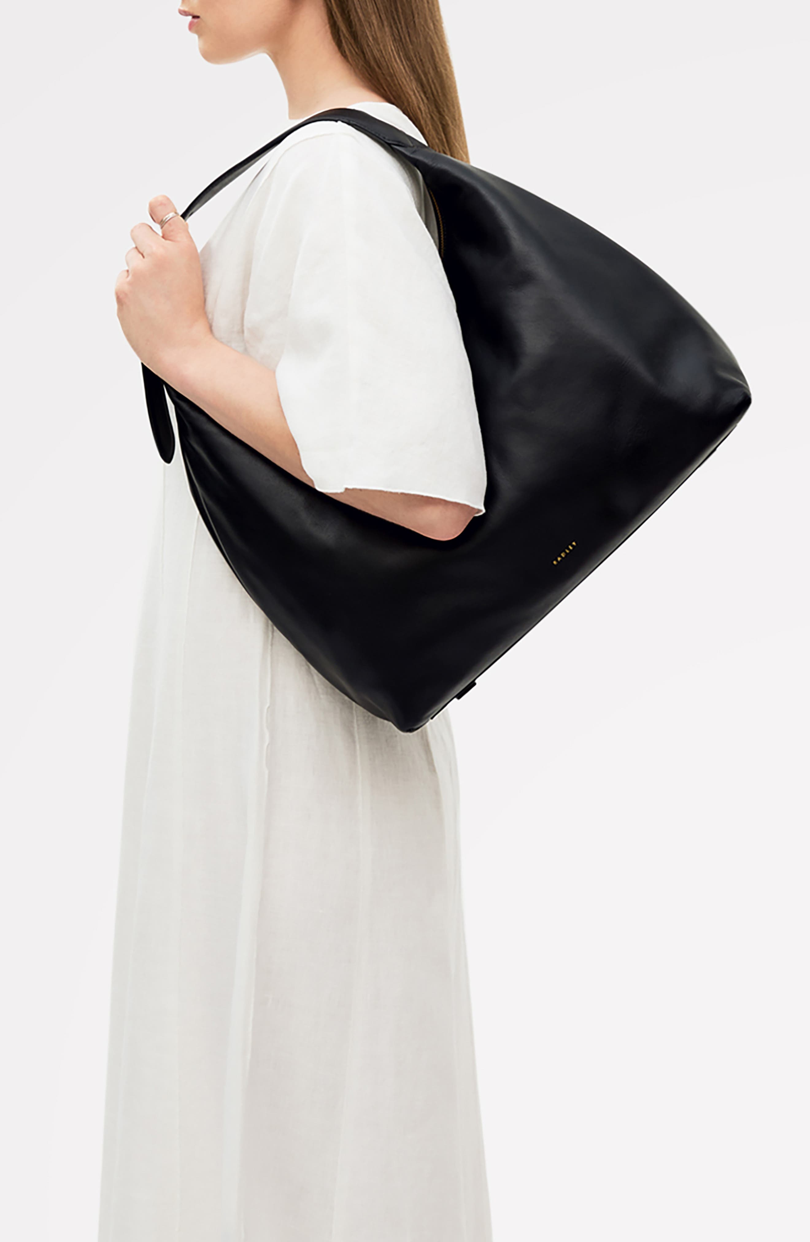 Radley Large Spencer Mews Zip Shoulder Bag, Alternate, color, Black