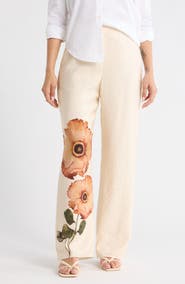 Desigual Floral Wide Leg Pants