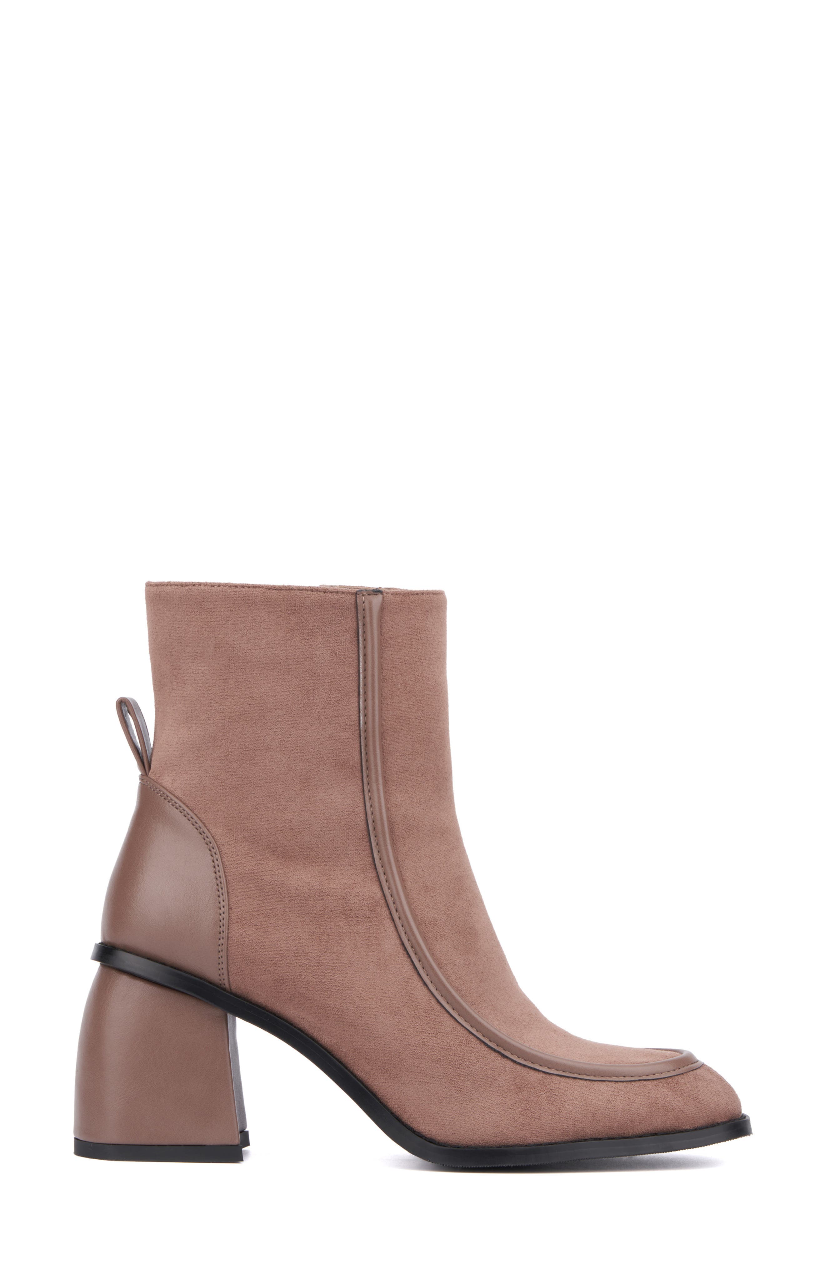 TORGEIS Rashida Moc Toe Boot, Alternate, color, Taupe