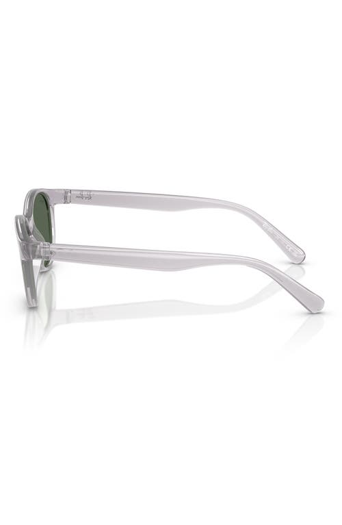 Ray Ban Ray-ban Kids' 45mm Oval Sunglasses In Transparent Grey