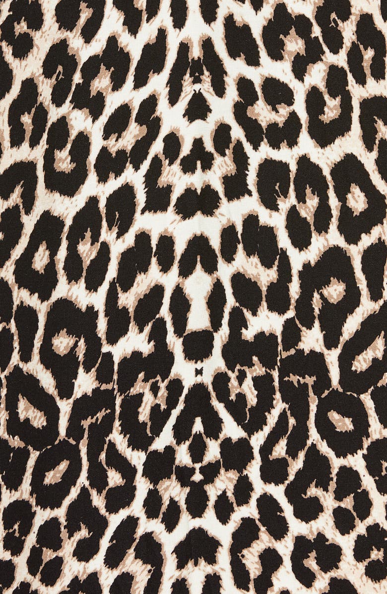 Nesting Olive Animal Print Maternity/Nursing Robe, Alternate, color,