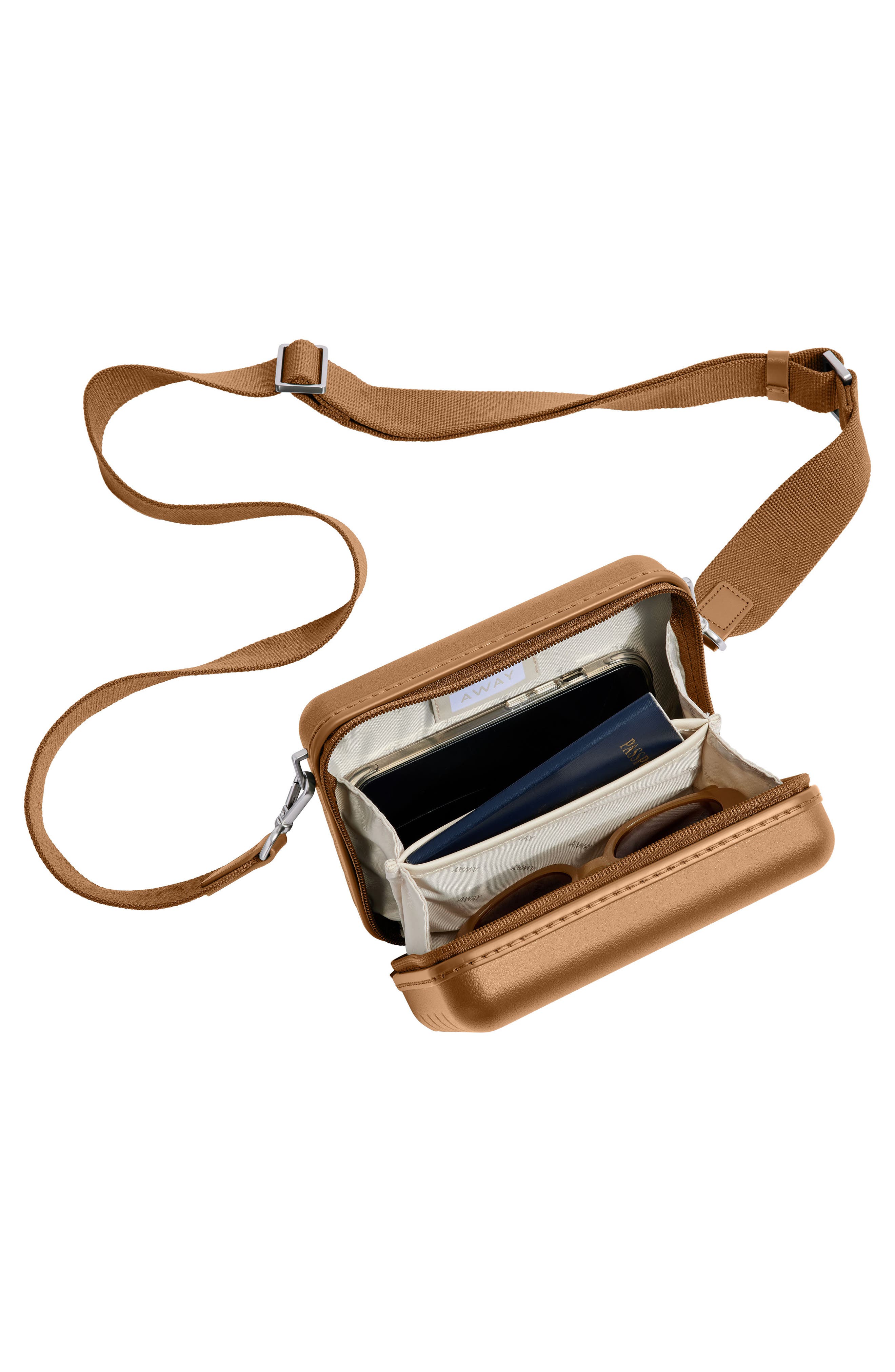 The Mini Crossbody Bag (Nordstrom Exclusive), Alternate, color, TAWNY BROWN