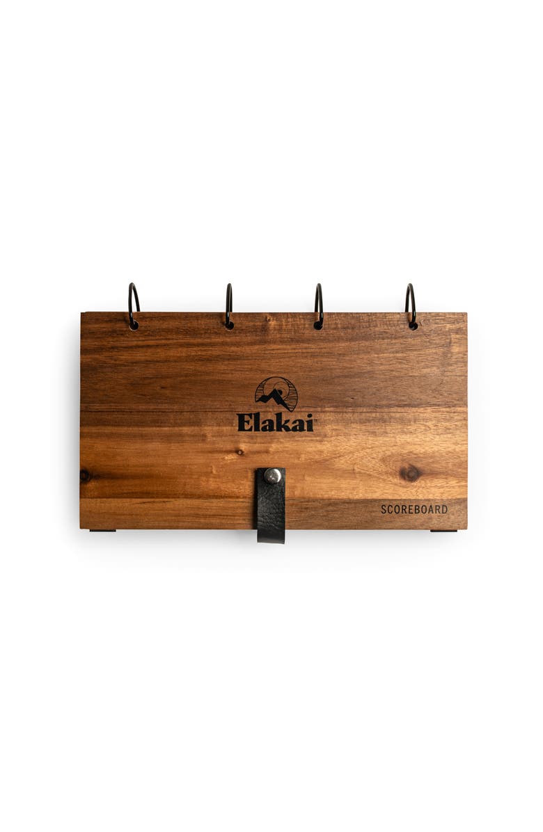 Elakai Portable Scoreboard For Outdoor Games, Alternate, color, Natural Wood