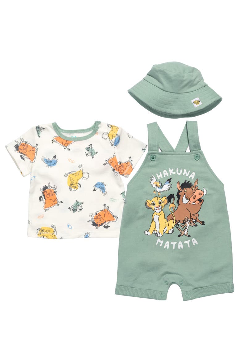 Shortall T-Shirt & Hat Set, Main, color, Lion King Multicolor