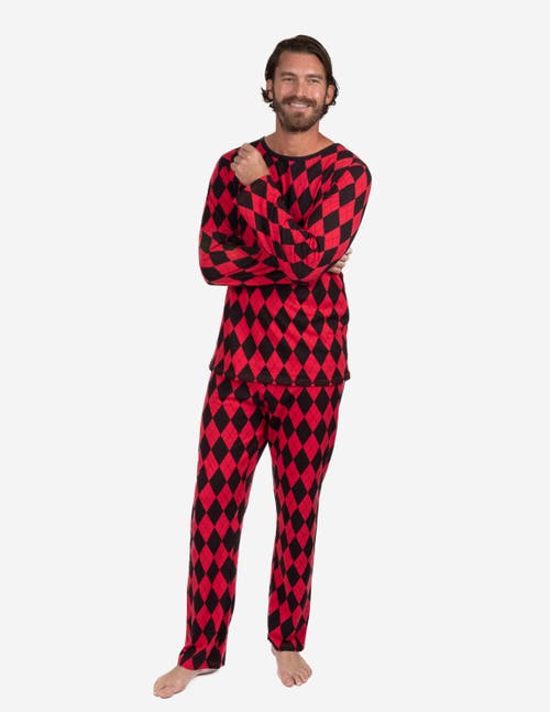 Leveret Loose Fit Cotton Matching Family Holiday Pajamas, Classic & Geometric Patterns In Multi