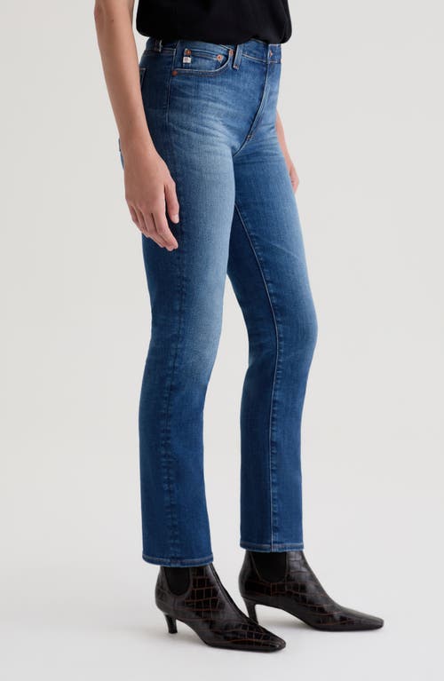 Ag Mari Mid Rise Slim Straight Leg Jeans In 12 Years Assumption In Blue