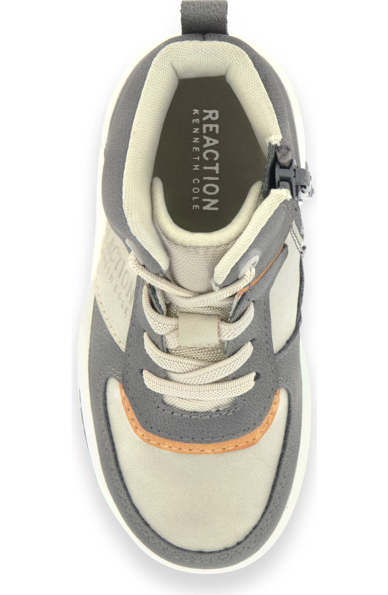 Kenneth Cole Kids' Cyril Amir High Top Sneaker, Alternate, color, Grey