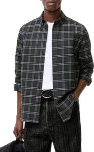 Burberry Relaxed Fit Check Cotton Shirt