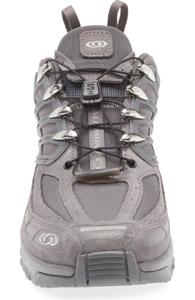 Salomon ACS Pro Trail Running Shoe, Alternate, color, Castlerock/ Castlerock/ Alloy