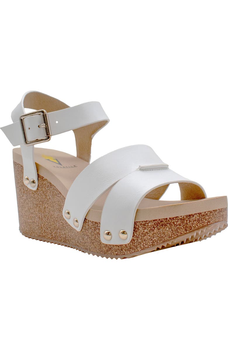 Volatile Agnes Ankle Strap Platform Wedge Sandal, Main, color,