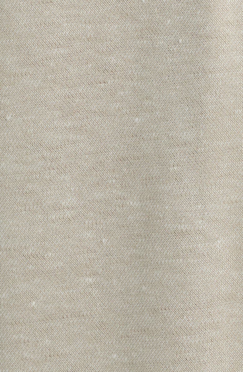 BOSS Powell Linen & Cotton Camp Shirt, Alternate, color, Open Beige