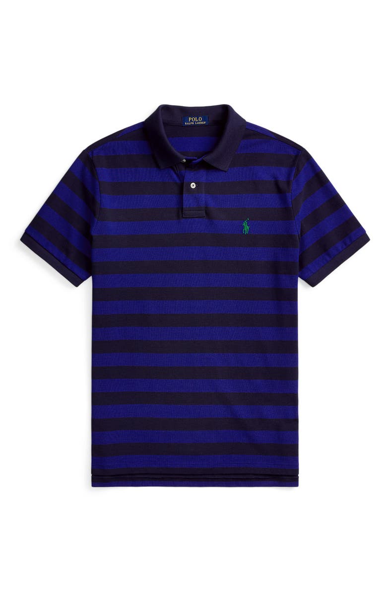 Polo Ralph Lauren Stripe Cotton Piqué Polo, Alternate, color, 