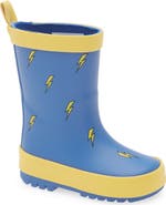 Harper Canyon Kids' Audra Lightning Bolt Rain Boot