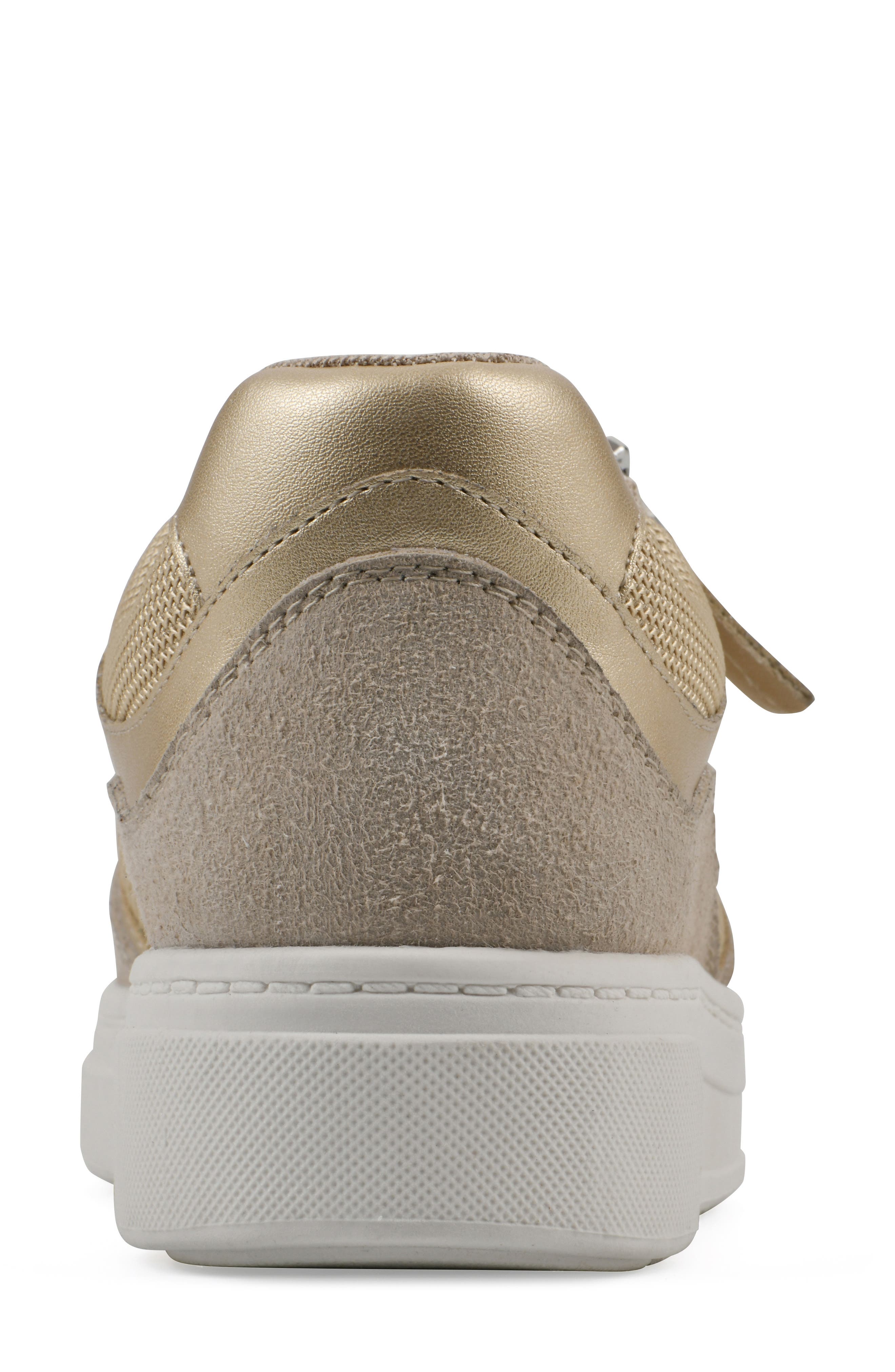 CLIFFS BY WHITE MOUNTAIN Uplit Zip Sneaker, Alternate, color, Beachwood Gold Multi