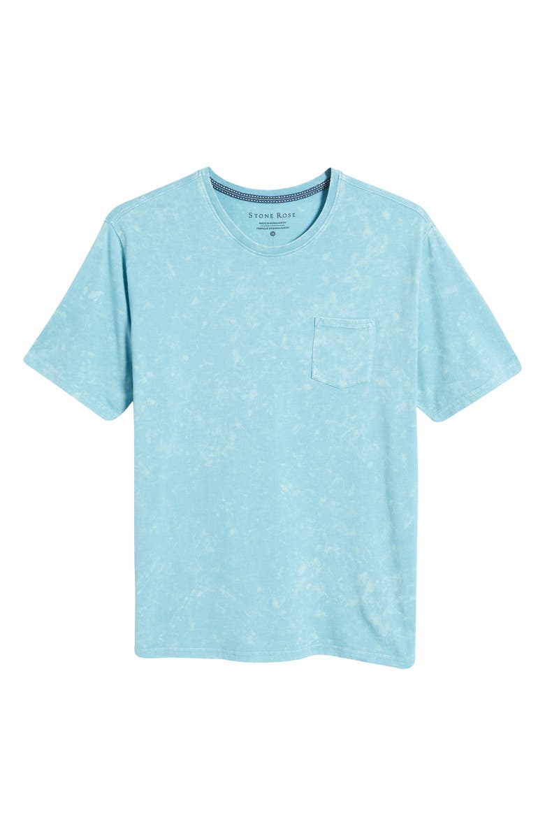 Stone Rose Acid Wash Pocket T-Shirt, Alternate, color, 