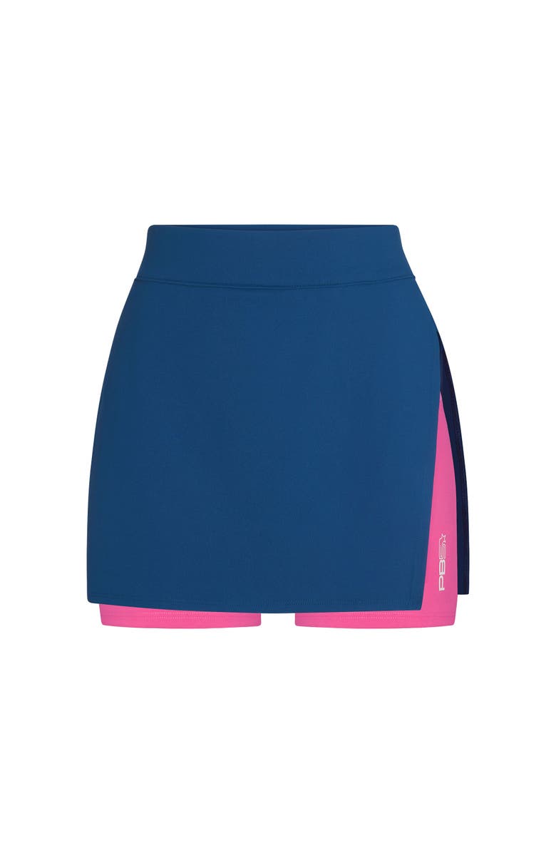 PB5star Side Split Skirt, Main, color, Astral Blue-Pink