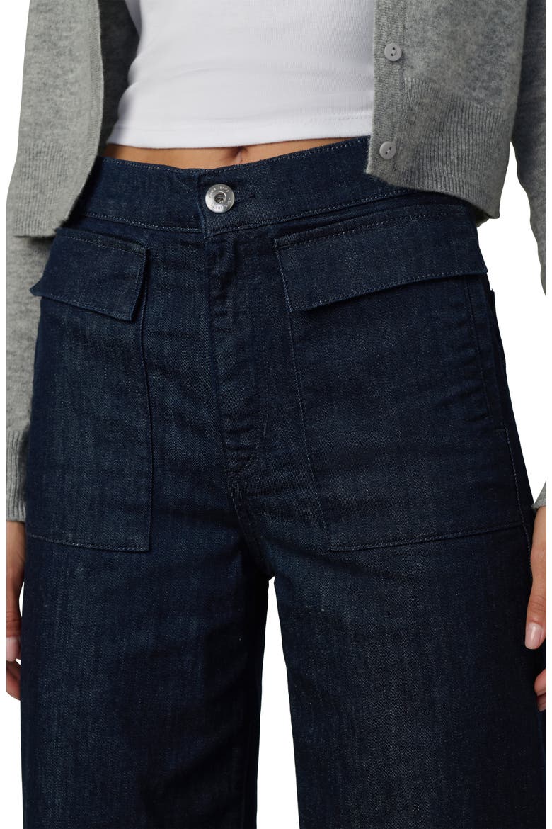 The Irina Patch Pocket Ankle Wide Leg Pants, Alternate, color, RINSE