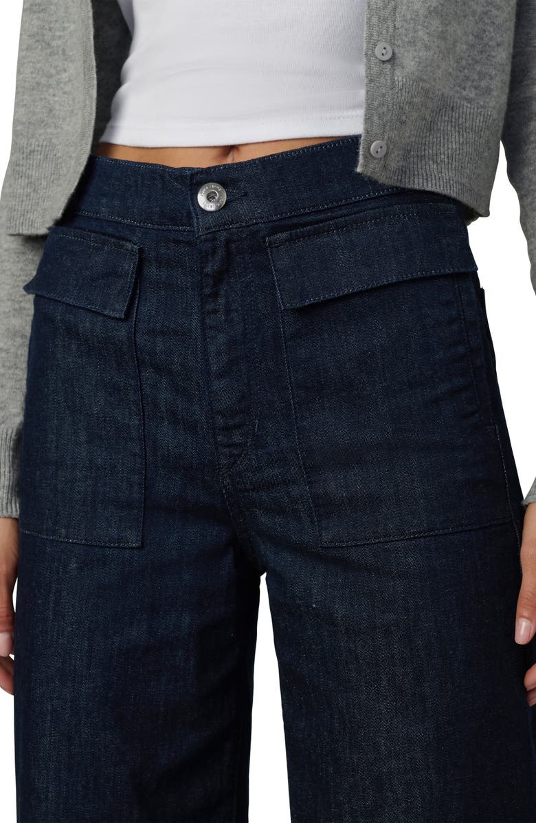 Joe's The Irina Patch Pocket Ankle Wide Leg Pants, Alternate, color, Rinse