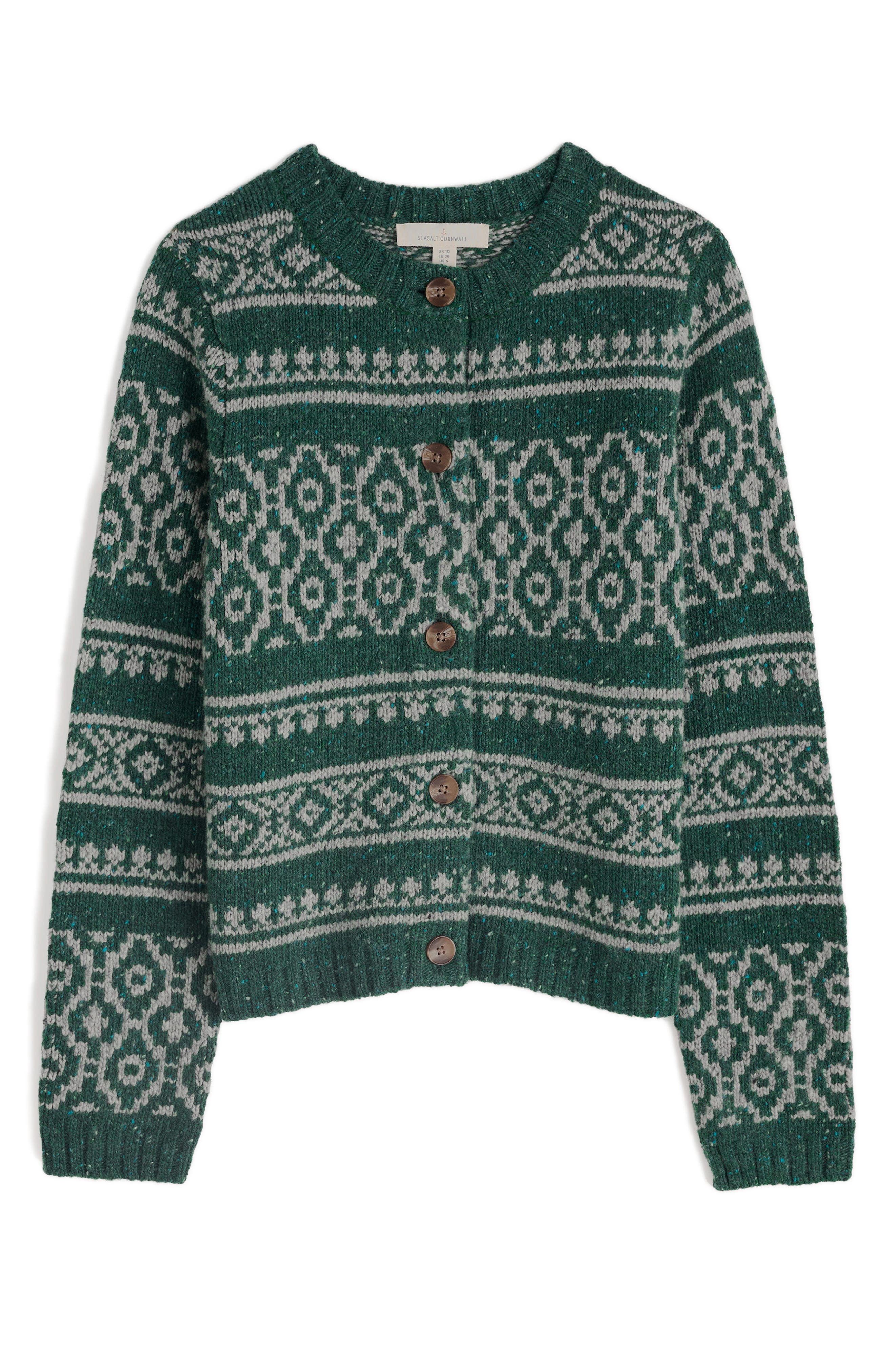 Castwork Merino Wool Blend Cardigan
