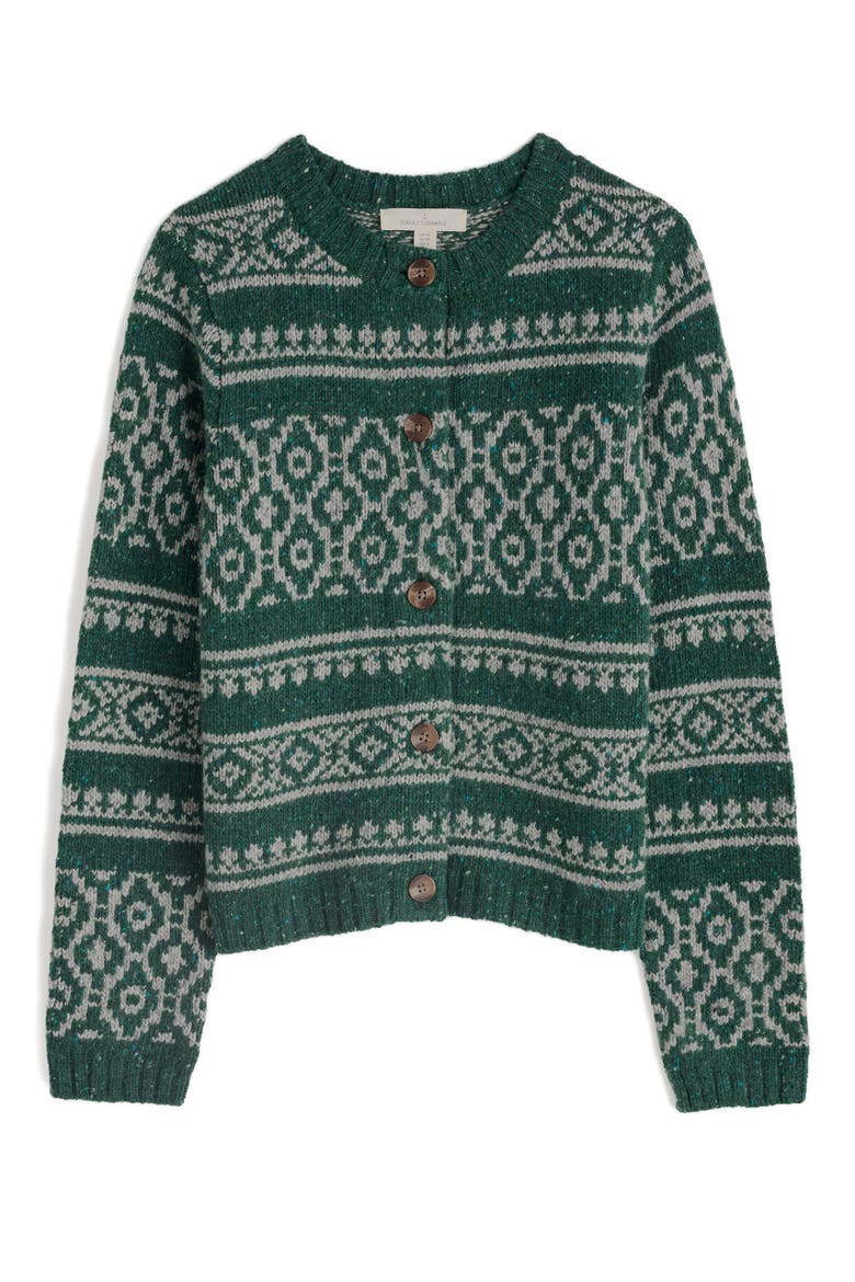 Castwork Merino Wool Blend Cardigan, Main, color, SHINGLE BAR LOCH OYS