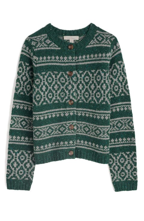 Castwork Merino Wool Blend Cardigan