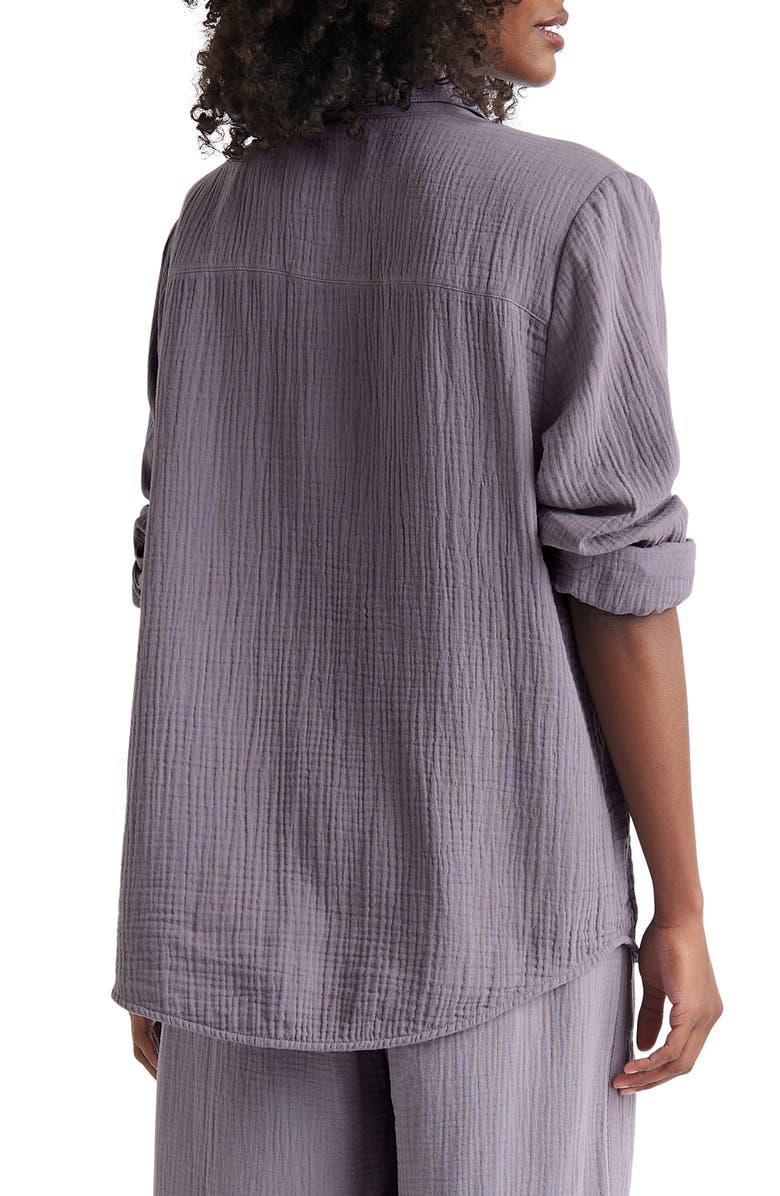 Splendid Kit Cotton Button-Up Blouse, Alternate, color, 