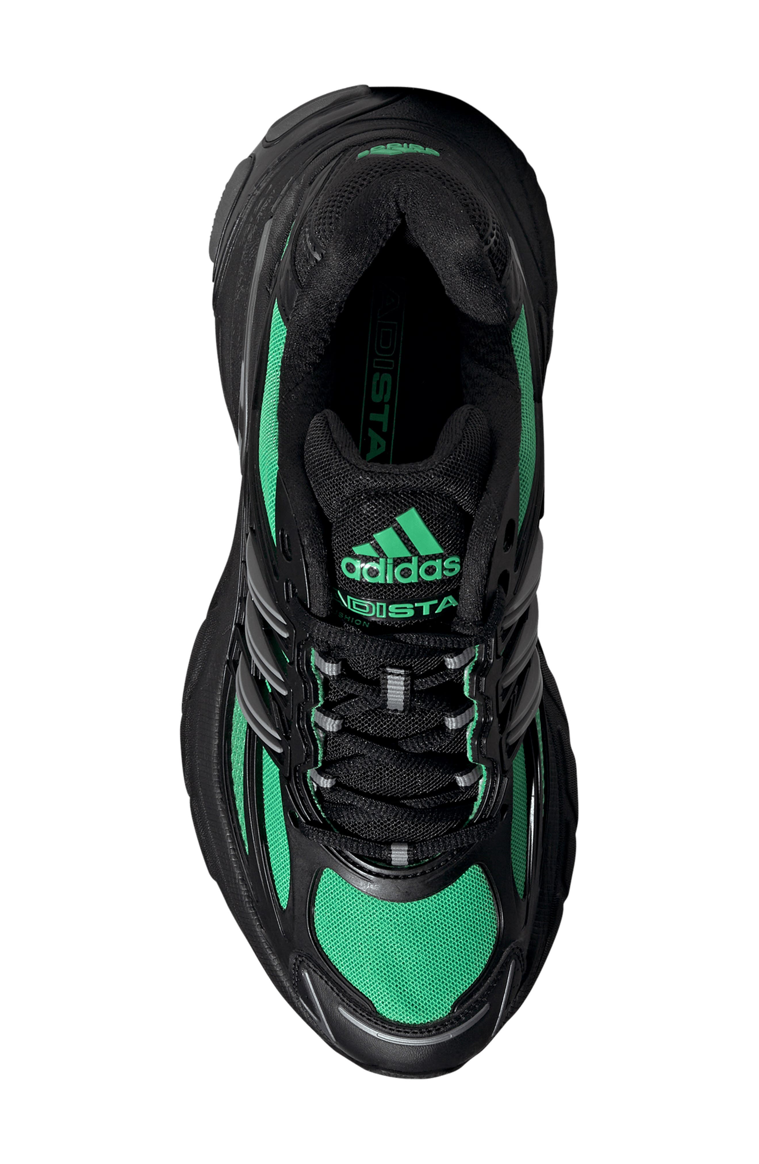 adidas Gender Inclusive Adistar Cushion XLG 2.0 Sneaker, Alternate, color, Green/ Core Black/ Iron Met