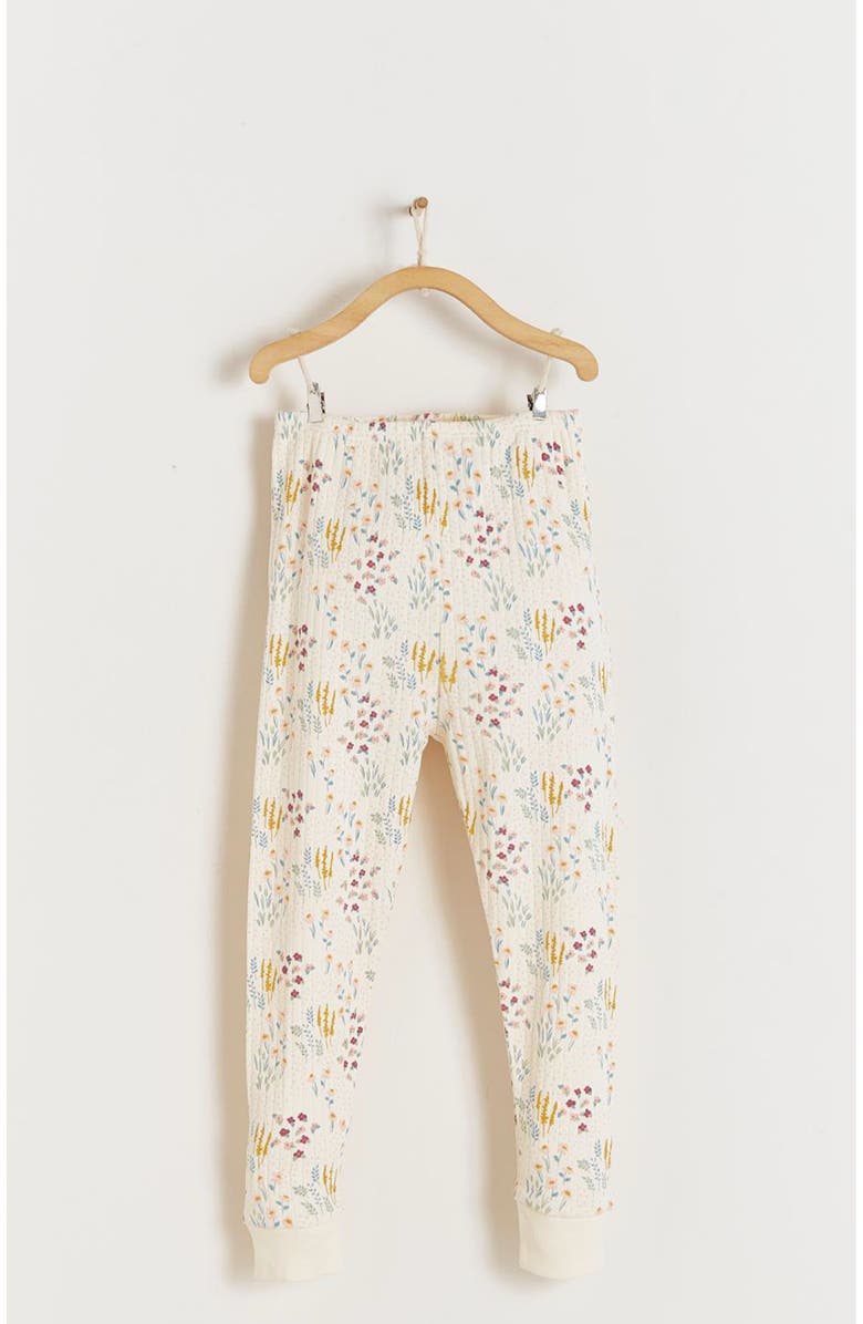 Babycottons Premium Cotton Chloe Ribbed Snug 2PC Pajamas For Toddler, Alternate, color, Multicolor